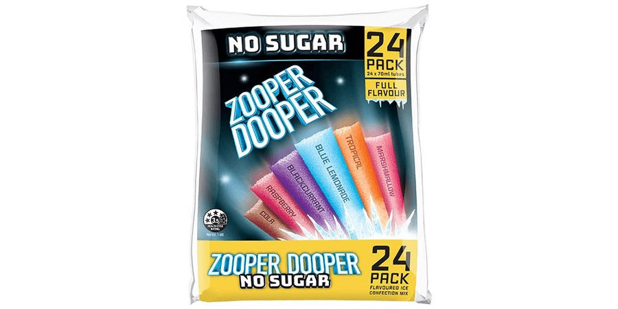 Zooper Dooper No Sugar - 24 Pack-Ice-Block-Yo Keto
